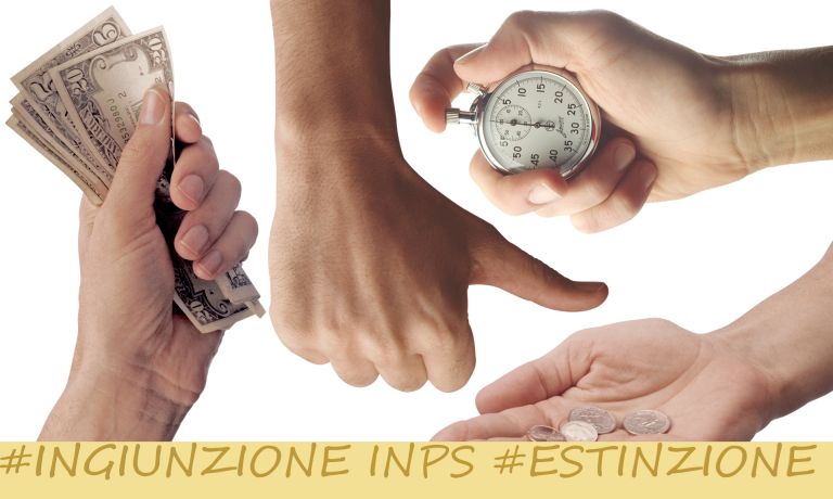 INGIUNZIONE INPS. CASI E MODALITA' DI ESTINZIONE.